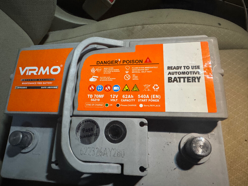 VIRMO TD70MF Automotive Battery - 2