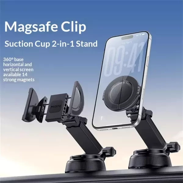 Yesido C280 2-in-1 Suction Cup Car - 2
