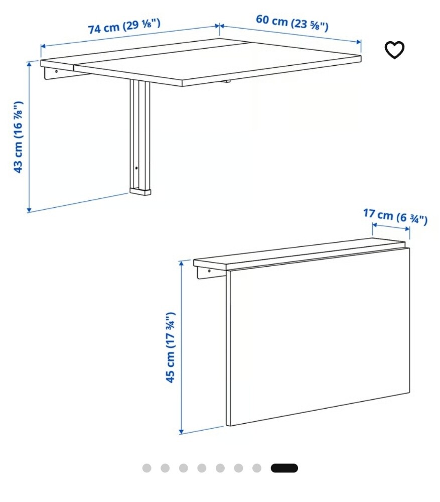 Wall table - 4