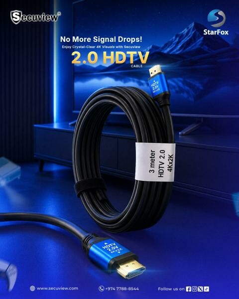 Secuview 2.0 HDTV Cable Durable 3M - 1