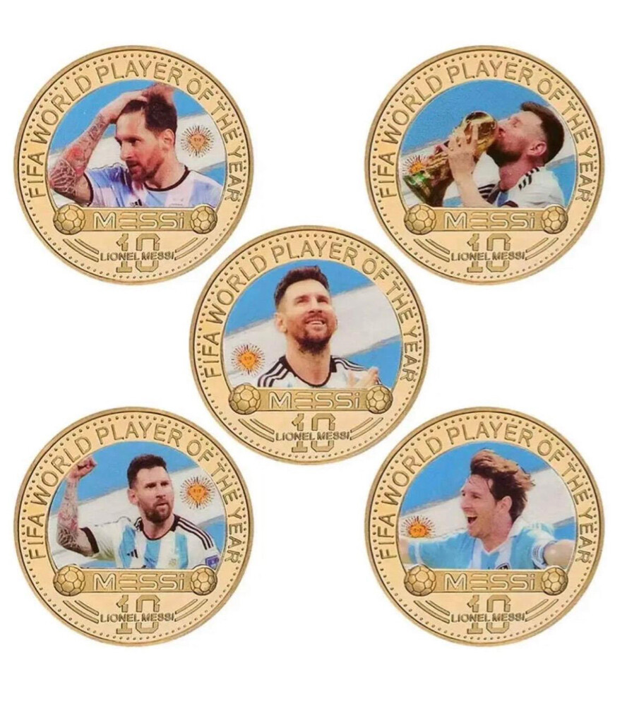 Messi and Maradona coins set - 2