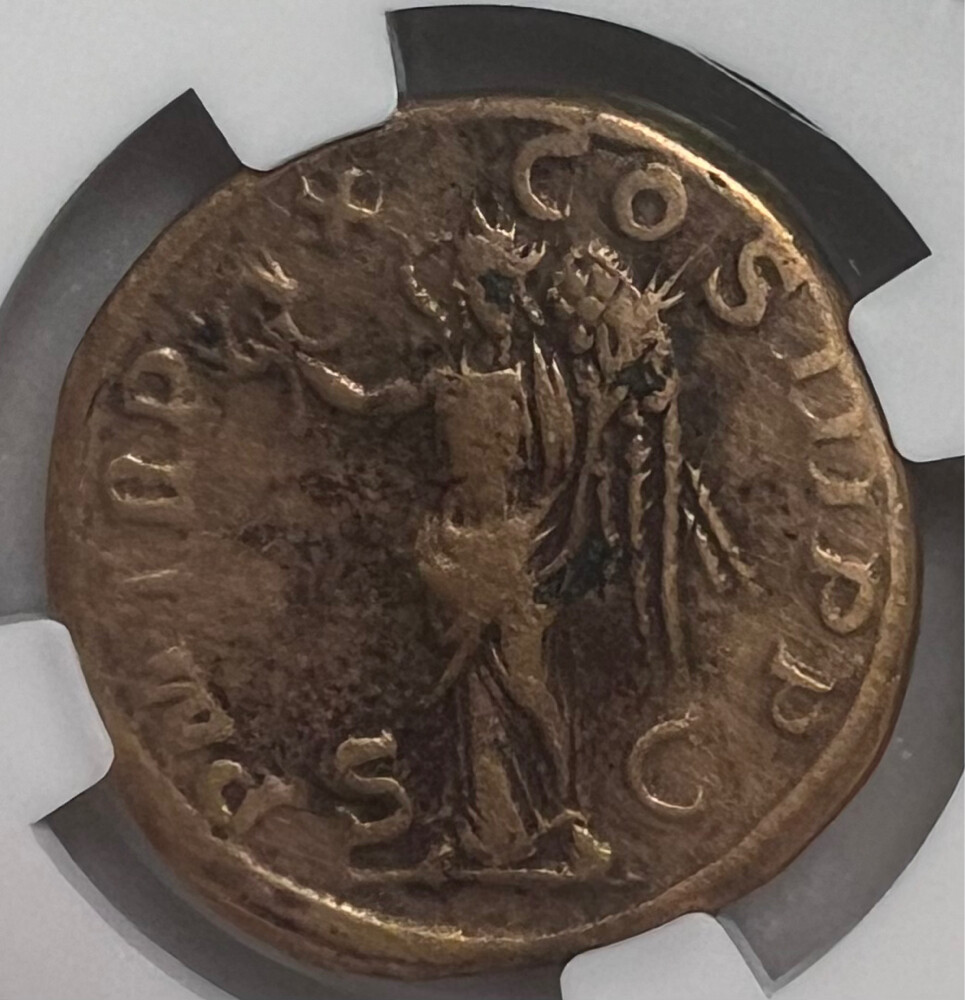 Ancient Roman Bronze Sestertius – E - 3