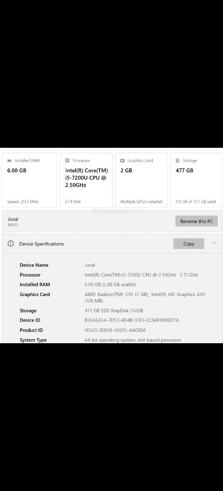laptop Lenovo IdeaPad 320 - 6