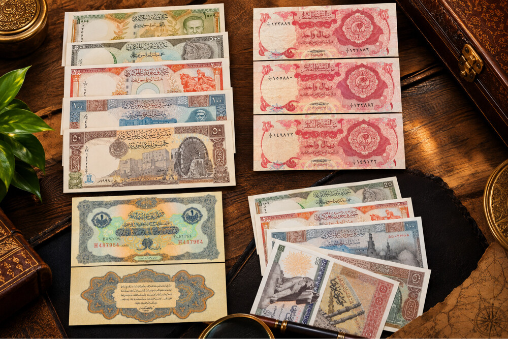 مجموعات العملات العربية الورقية - 1