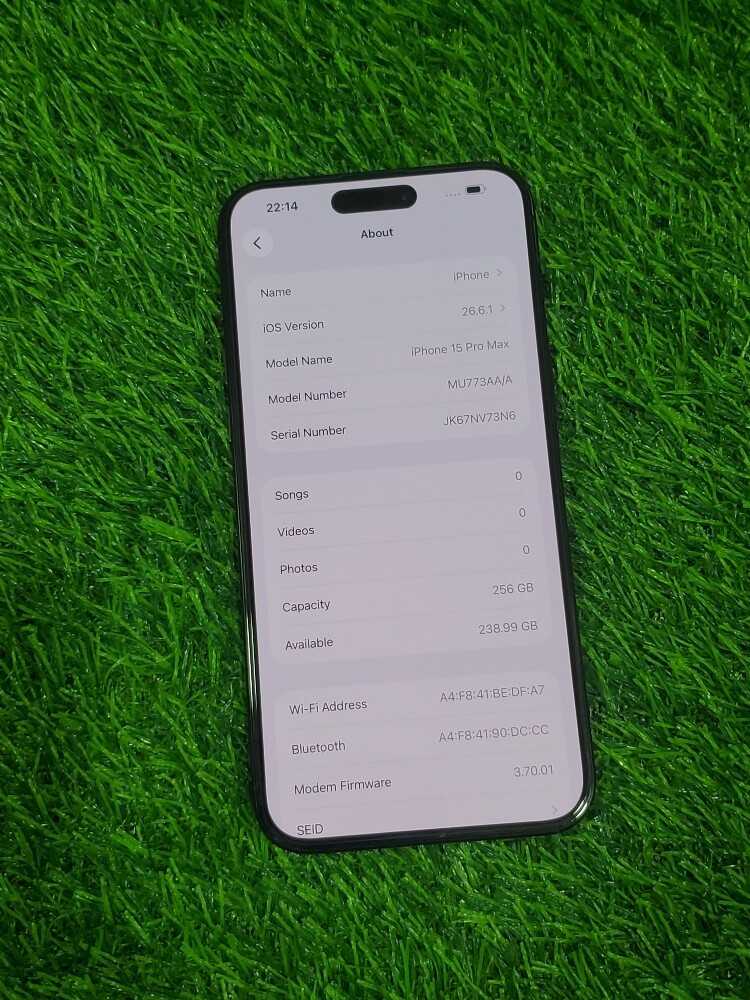 Iphone 15 Promax - 256Gb Storage - 4