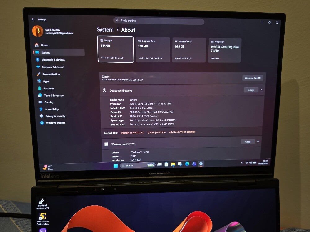 ASUS Zenbook Duo (2024)- Dual 14" - 4