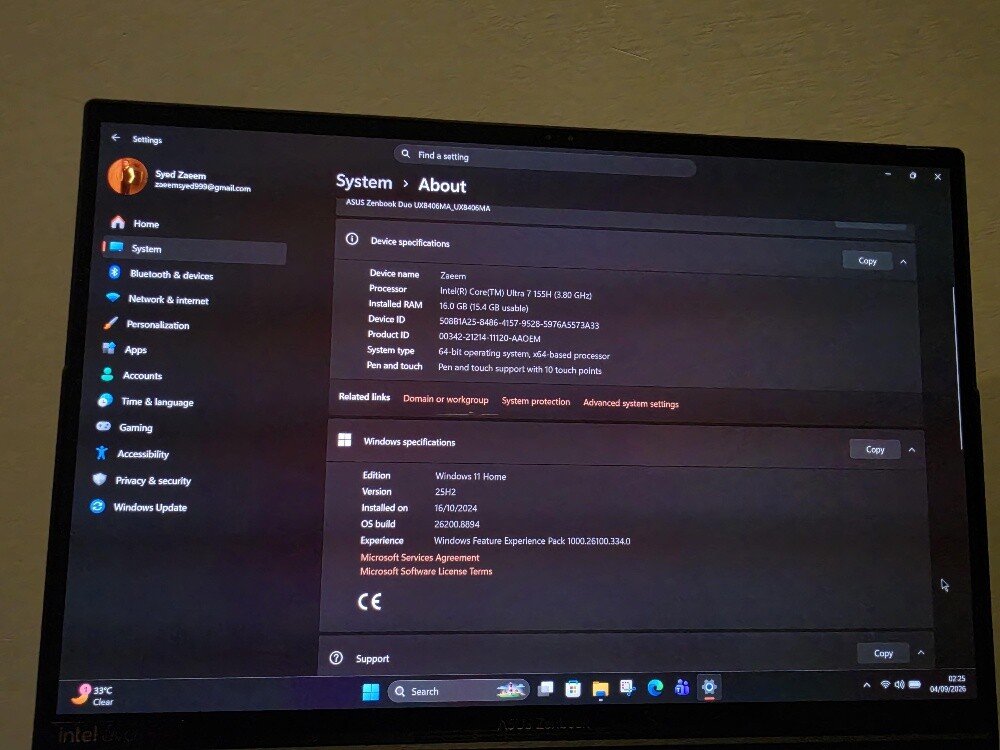 ASUS Zenbook Duo (2024)- Dual 14" - 6