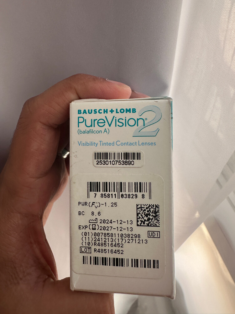 Bausch and Lomb clear contact lens - 2