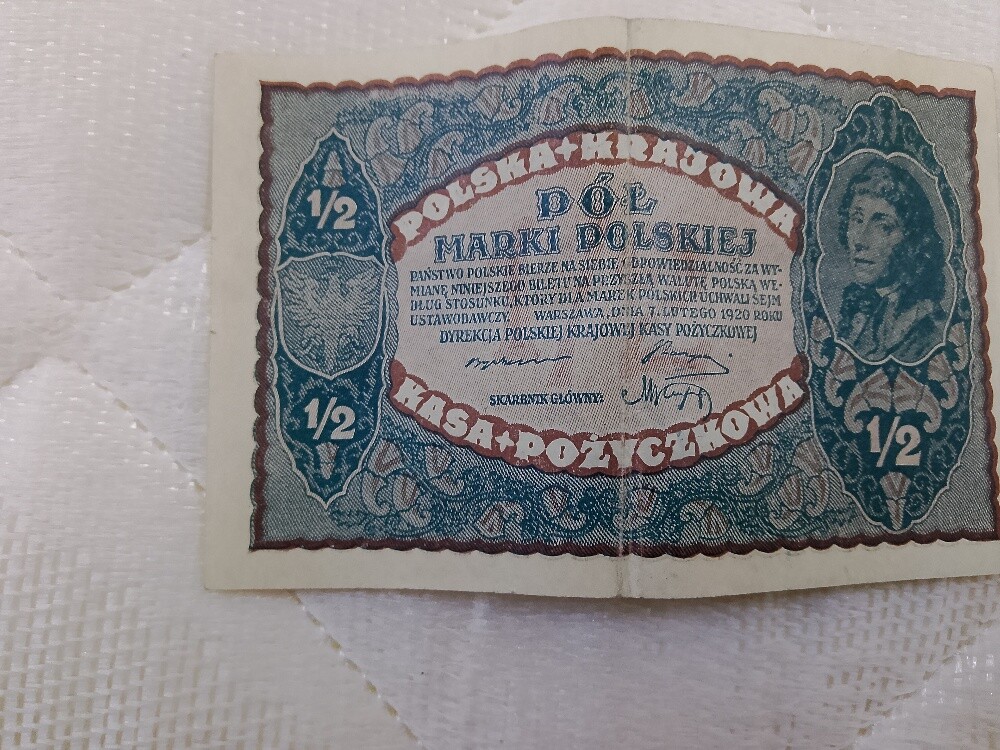 1/2 Marki Polskiej 1919 - Po - 1