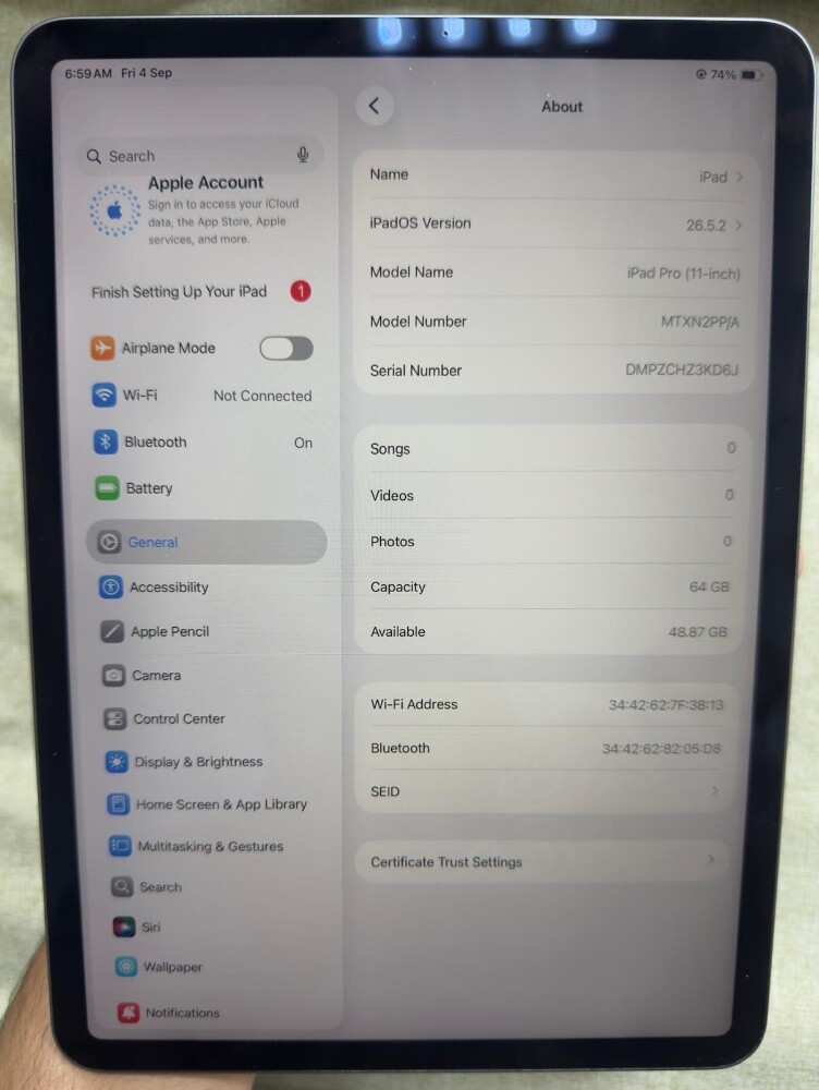 IPad Pro 11inch - 2