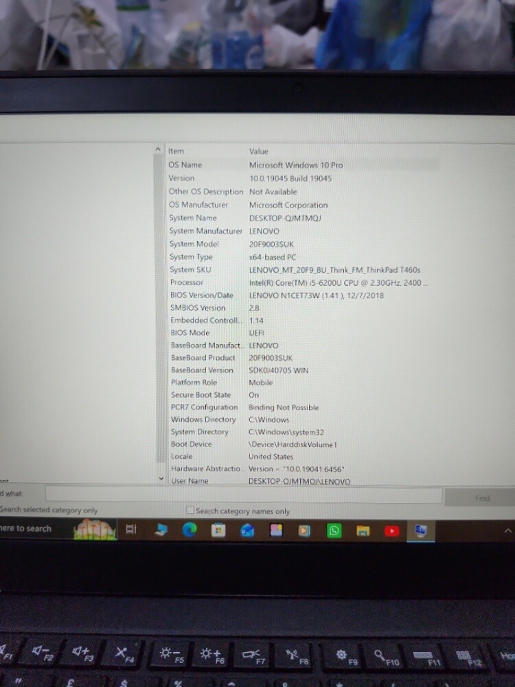 laptop lanovo 8/256 - 6