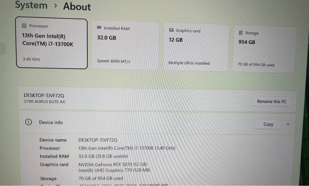 RTX 5070 Gaming Pc with 2K monitor  - 8