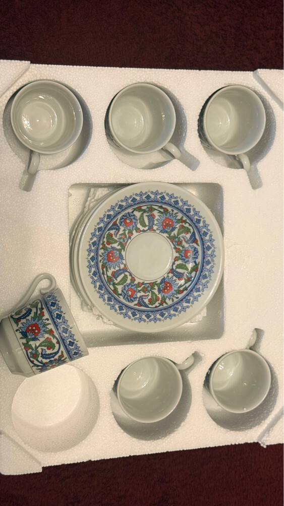 Turkish Coffee Cups and Saucers - 2