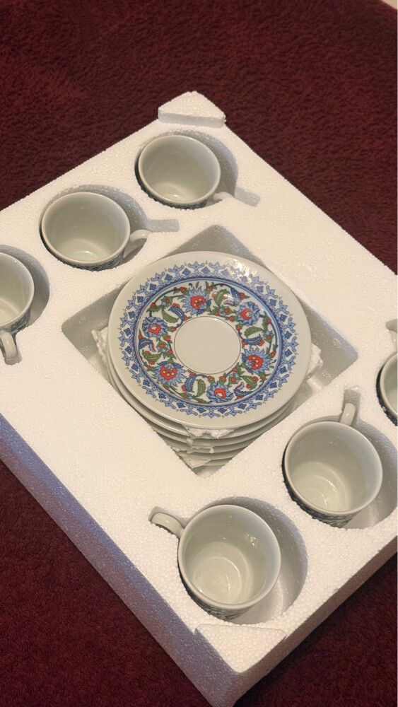 Turkish Coffee Cups and Saucers - 4