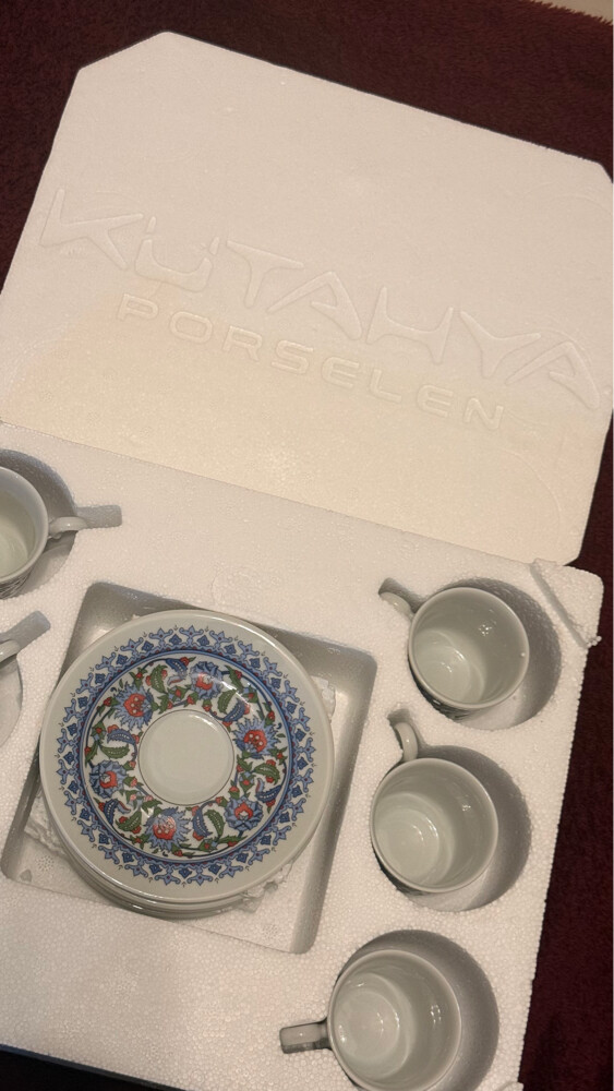 Turkish Coffee Cups and Saucers - 5