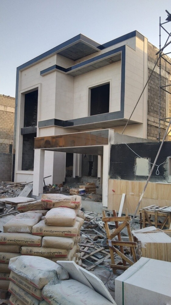 نقوم بتركيب الحجر واجهات - 4