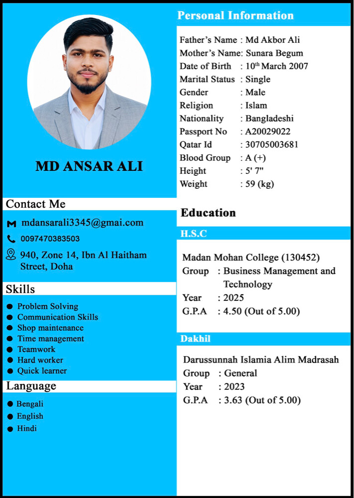 Md Ansar Ali - 1
