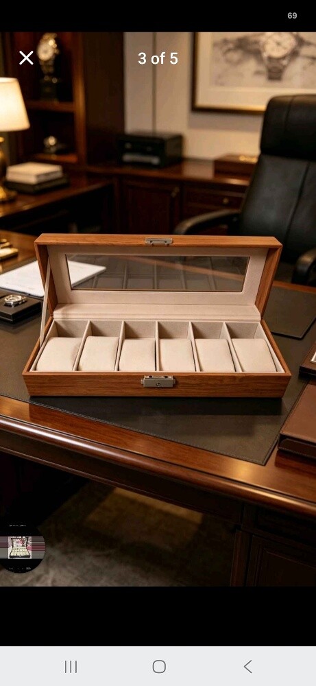 brand new watches organizer boxes + - 3