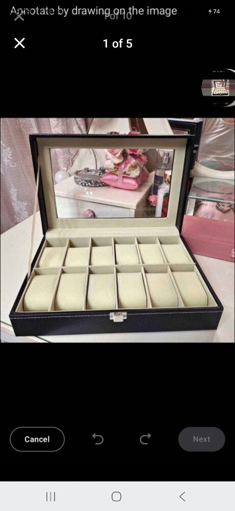 brand new watches organizer boxes + - 1