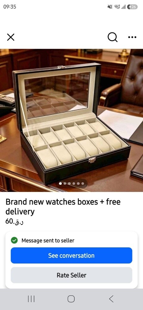 brand new watches organizer boxes + - 2