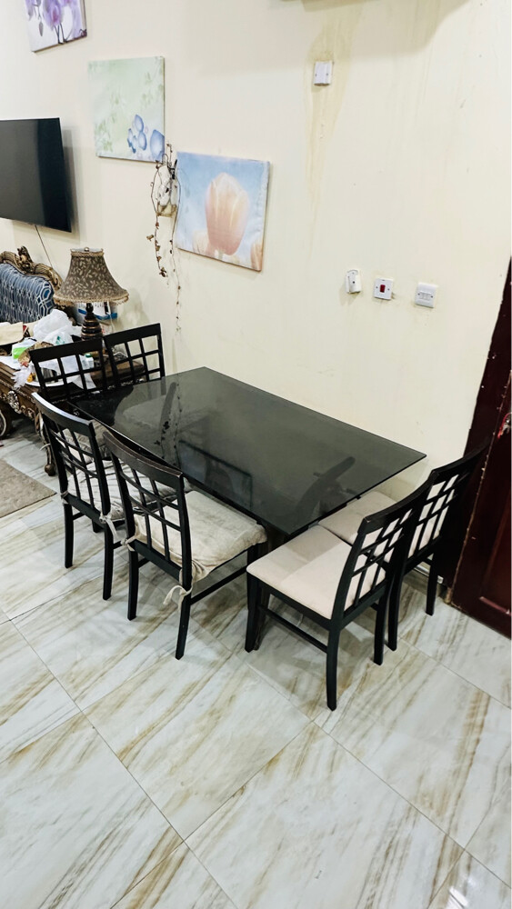 6 chairs dining table - 2