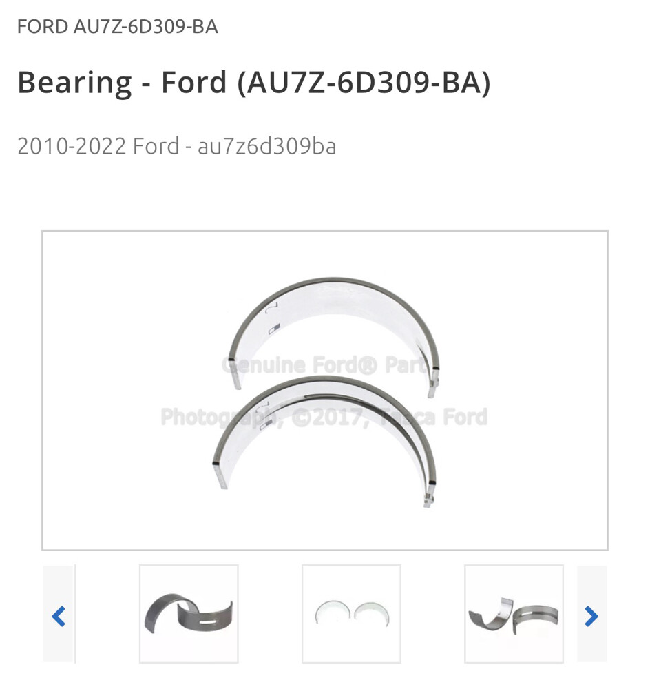engine bearings & washers - 3
