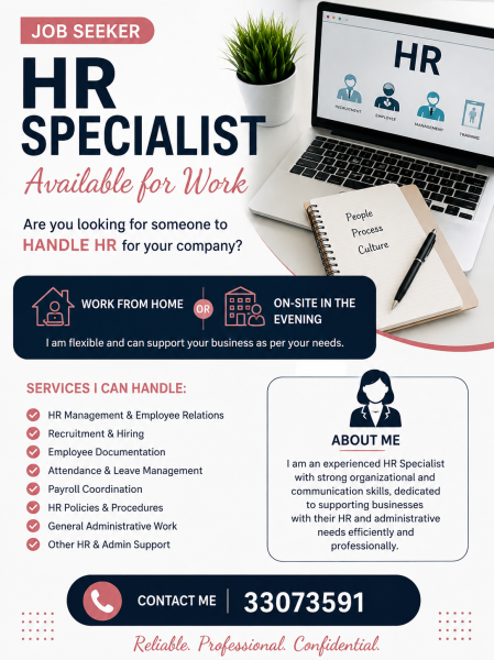 Human Resource + Admin Specialist - 1