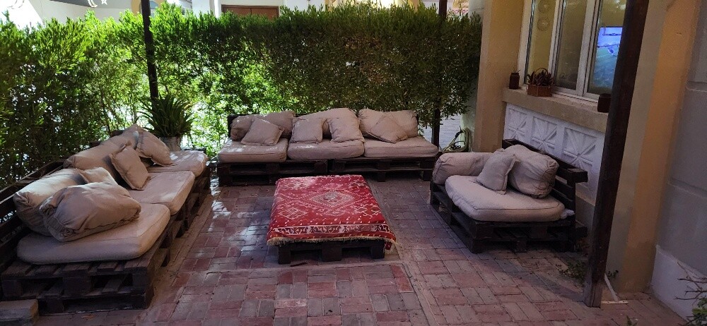 Outdoor seating Set for 9 persons - 2