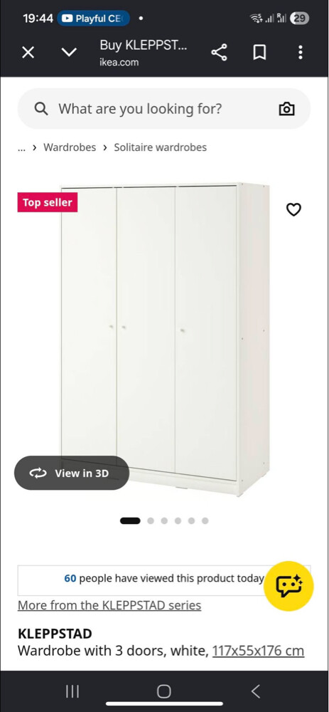 ikea white cupboard  - 2