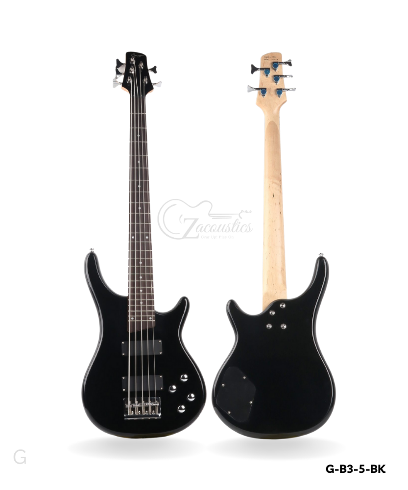 Bass Guitar Black 5 String - 1