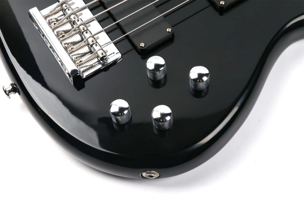 Bass Guitar Black 5 String - 4