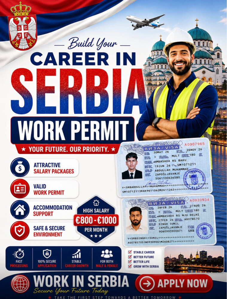 Work permit Serbia Offer - 1