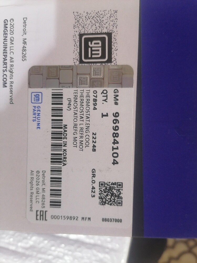 temp sensor Chevrolet Sonic Opel - 2