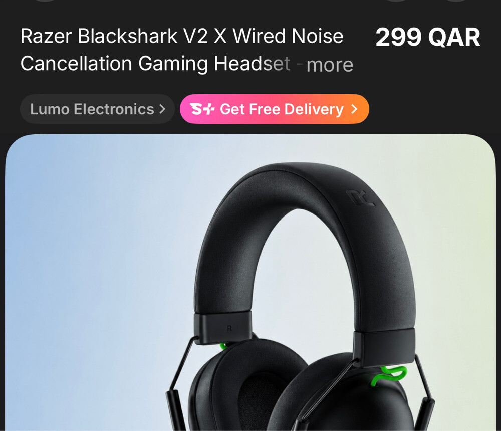 Razer BlackShark V2x Headset - 1