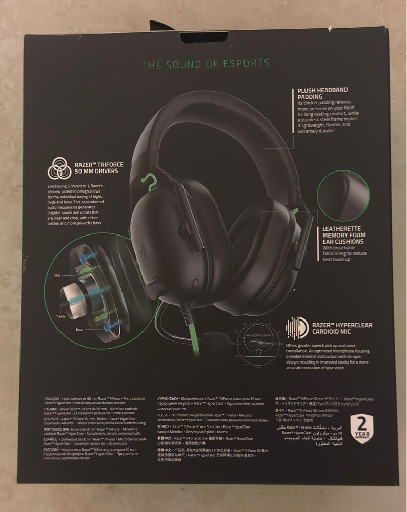 Razer BlackShark V2x Headset - 5