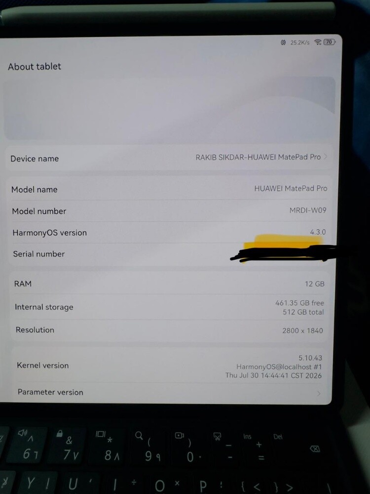 Huawei MatePad Pro 12.2-512GB/12GB - 8