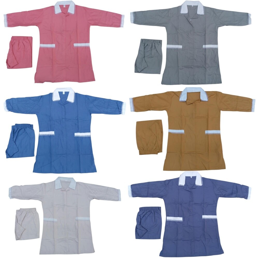 Cotton uniform plain uniform - 7