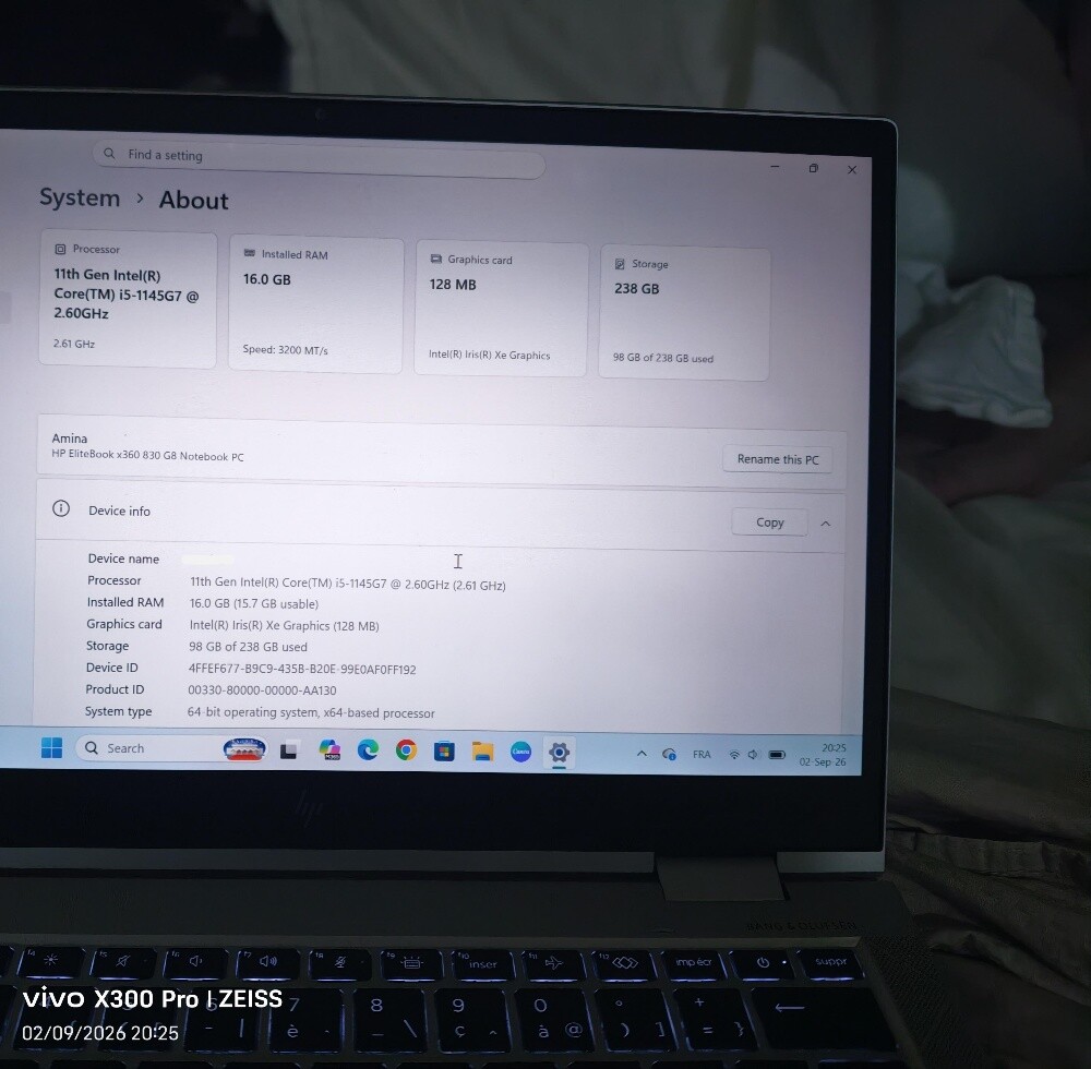 Hp elitebook x360 830 G8 nootbook - 4