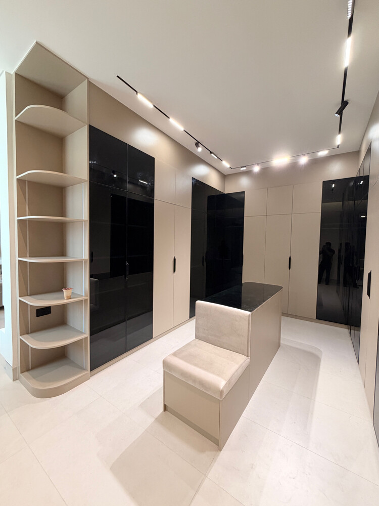 Modern Wall Cabinet & Tv Decor Work - 1