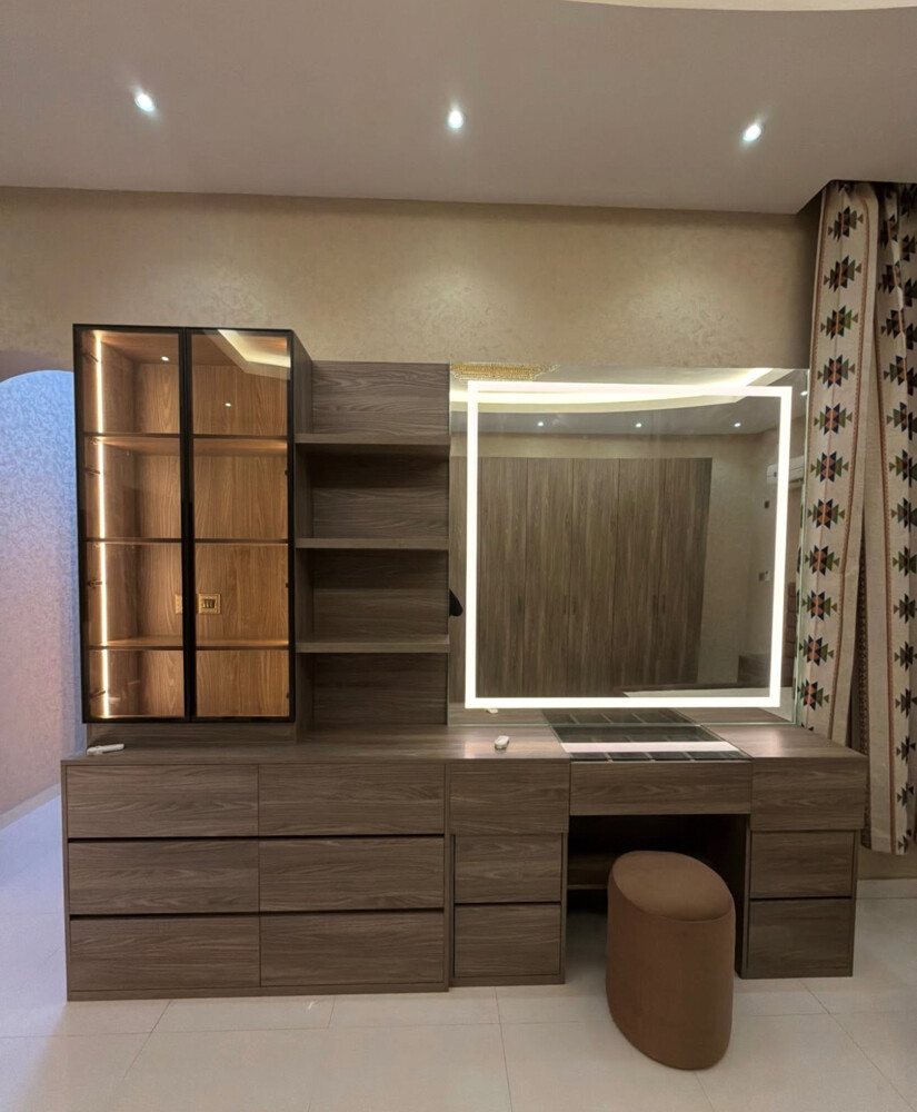 Modern Wall Cabinet & Tv Decor Work - 8