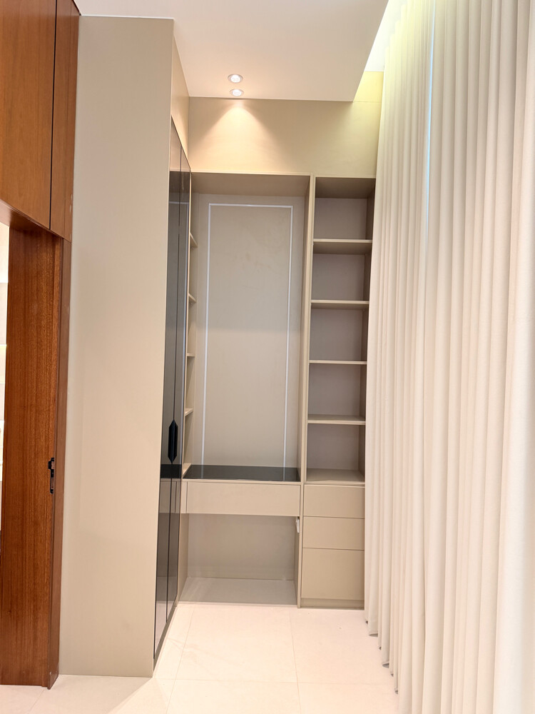Modern Wall Cabinet & Tv Decor Work - 4