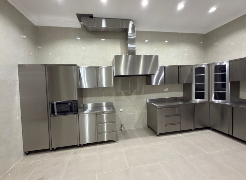 Stainless steel kitchen cabinets - 2