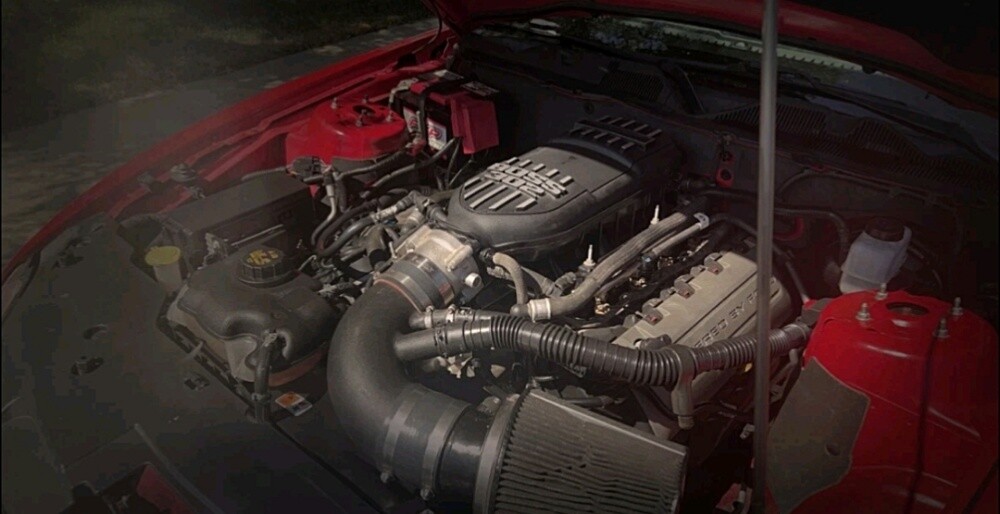 The Mustang 5.0 GN 2 engine is rea - 2