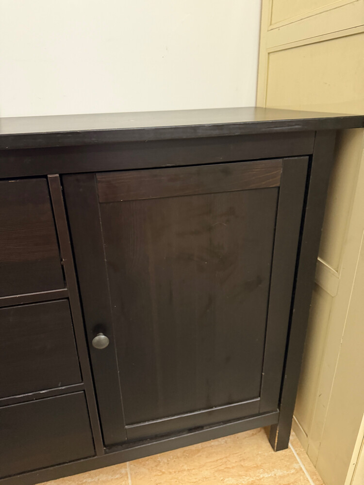 drawer and retractable dining table - 2