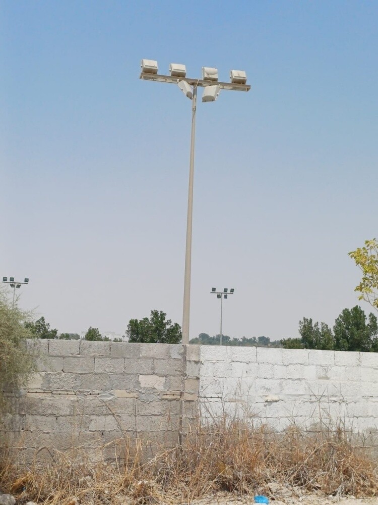 Lighting poles for a football field - 1