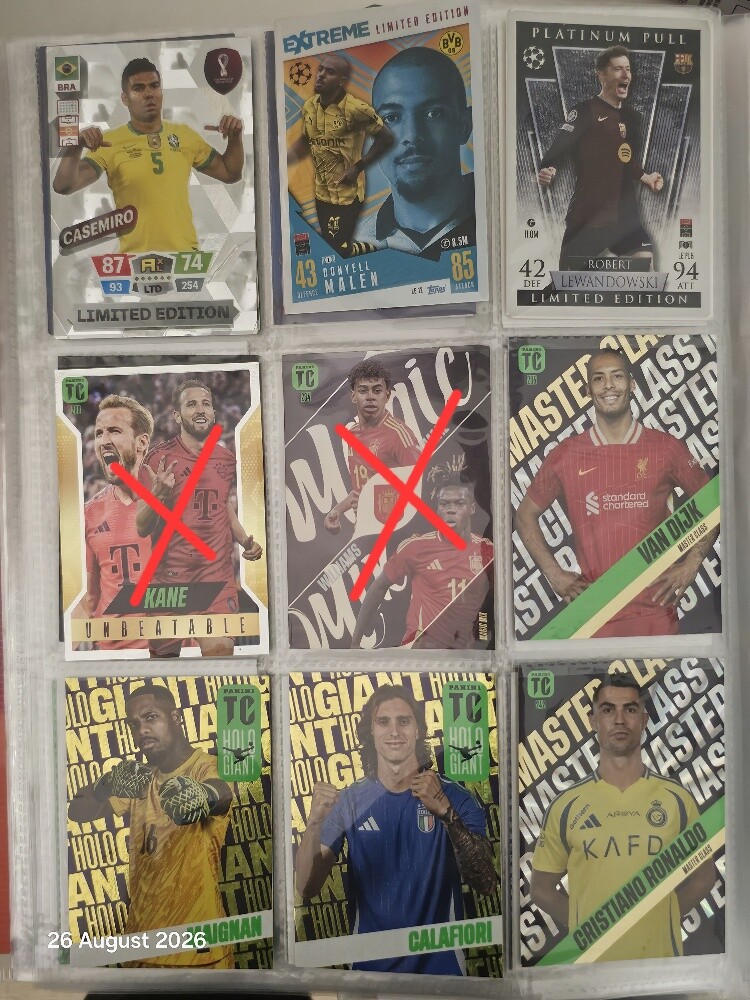 Match Attax/Panini football cards - 6