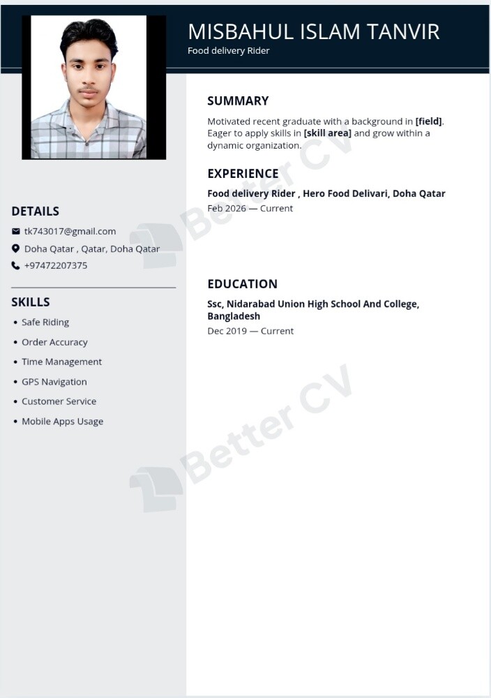Food Delivery Rider - 1