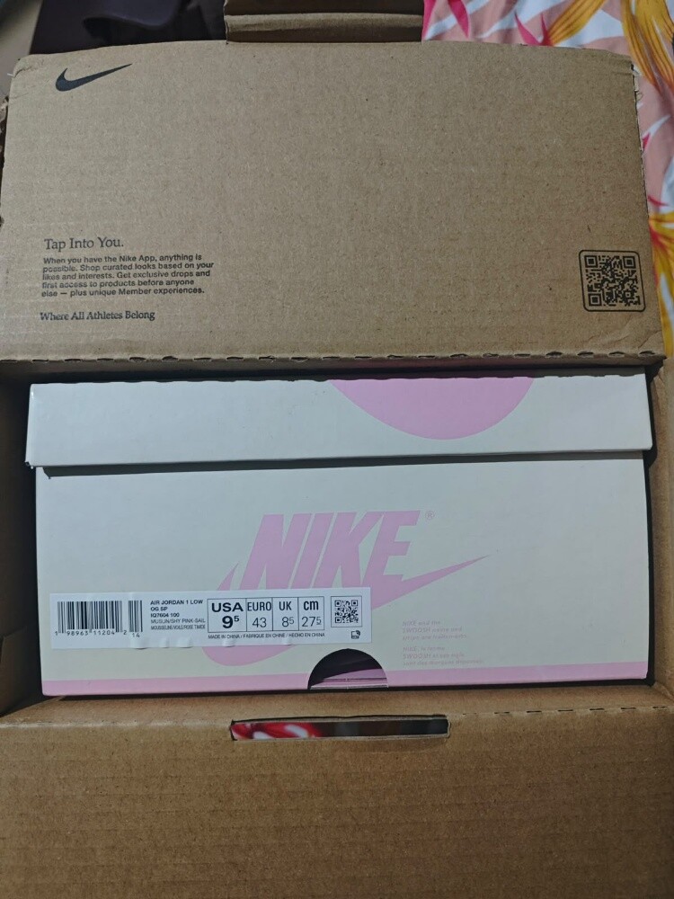 Jordan 1 Travis Scott Shy Pink - 9