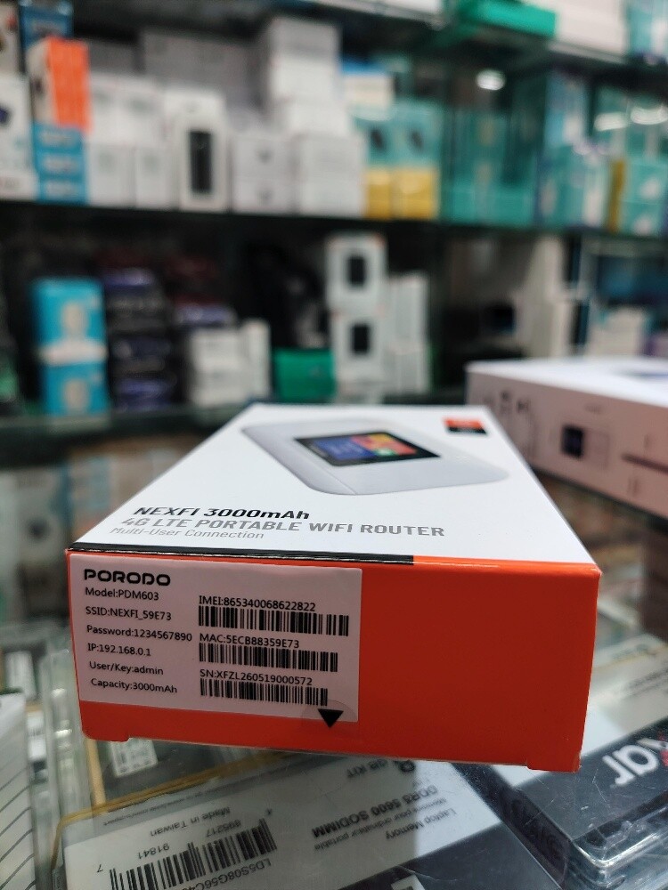 NEXFI 3000mAh 
4G LTE PORTABLE WIFI - 3