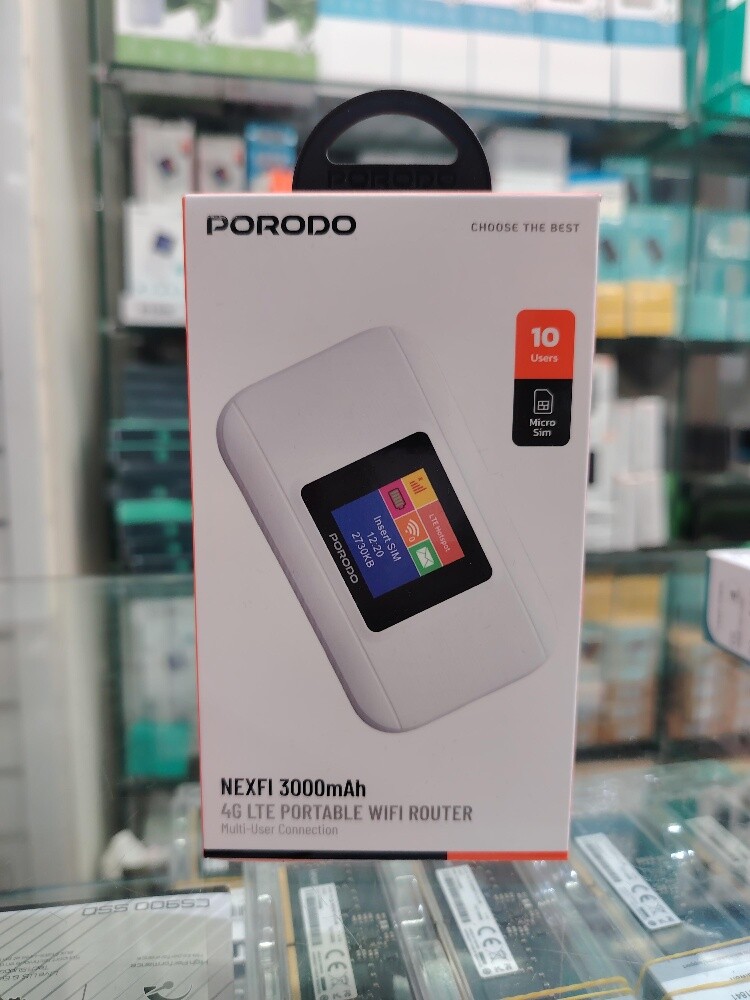 NEXFI 3000mAh 
4G LTE PORTABLE WIFI - 6